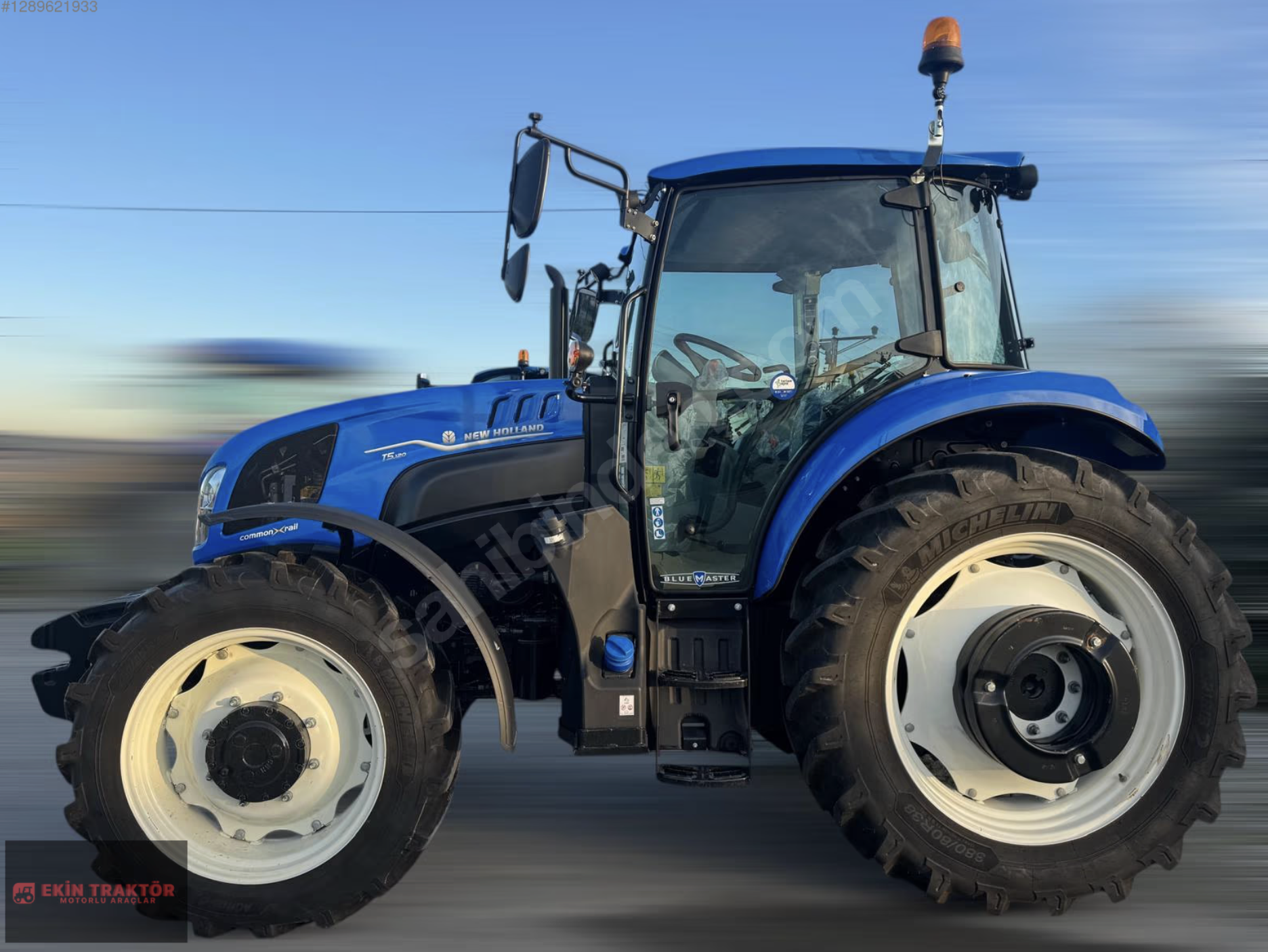 0 Saatte 2024 Model New Holland T5.120 Blue Master